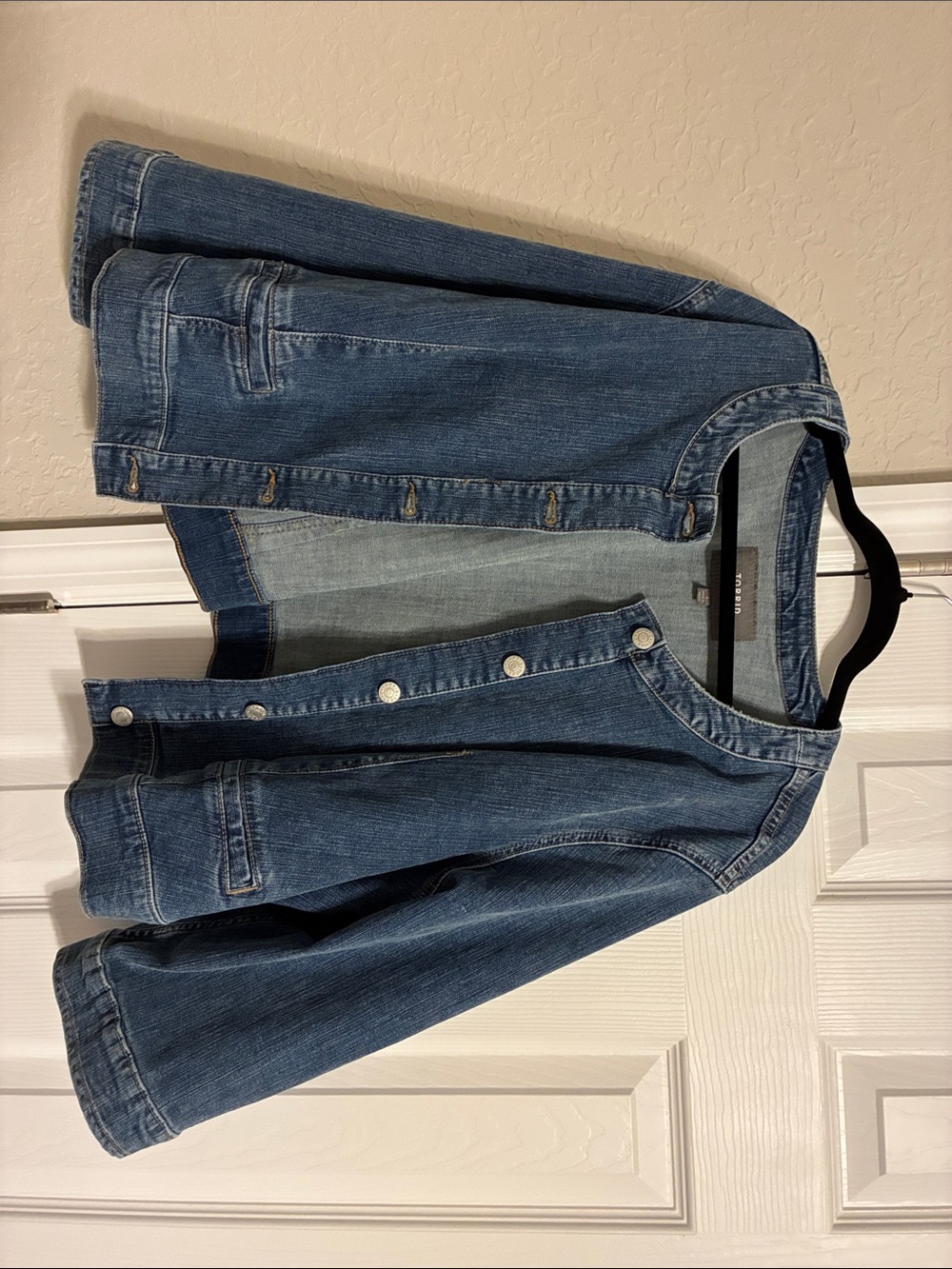torrid Blue Denim Button-Front Jacket